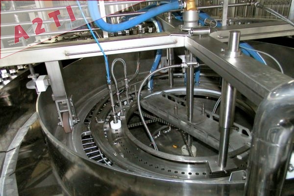 Juteuses sous vide rotative à valves internes pour produits liquides