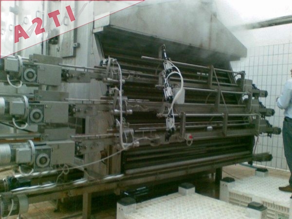 Pasteurisateurs à boites roulantes Pasteurisateurs à boites roulantes