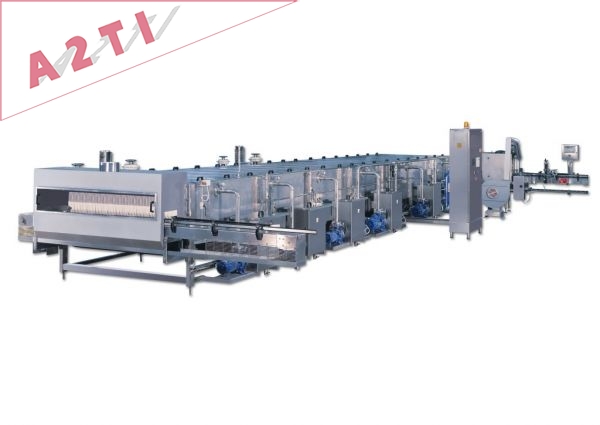 Tunnels de pasteurisation pour boites et bocaux, bouteilles, pochons Tunnels de pasteurisation pour boites et bocaux, bouteilles, pochons