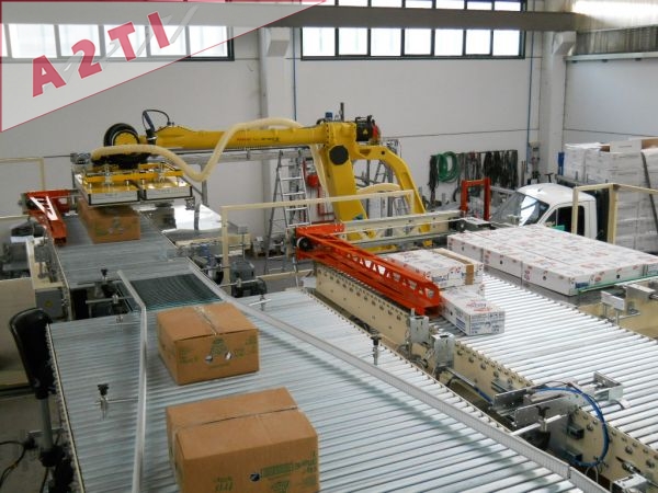 Robots de palettisation multiproduits pour cartons, fardeaux